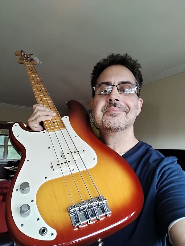 1983 Fender Precision Bass In Rare Sienna Burst Fullerton California Factory 💯% All Original! image 1