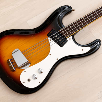 Mosrite Ventures Bass Sunburst 1966 | Reverb