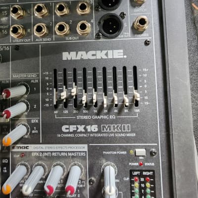 Used Mackie Used Mackie CFX16 MKII Unpowered Mixer | Guitar