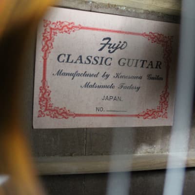 Fuji by Kurosawa Classical Guitar MIJ image 12