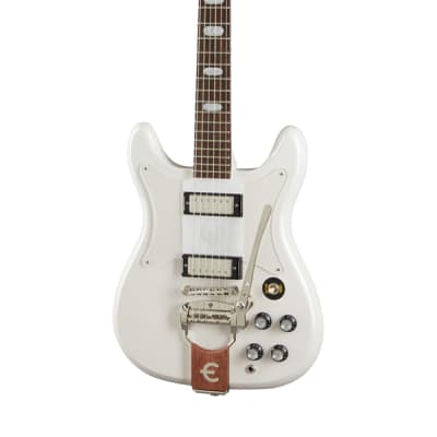 Epiphone Crestwood Custom (Tremotone) Electric Guitar - Polaris White for sale