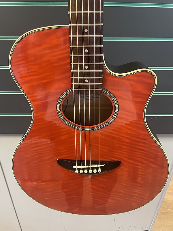 Yamaha APX-SPLI 1992 Transparent Amber Electro Acoustic