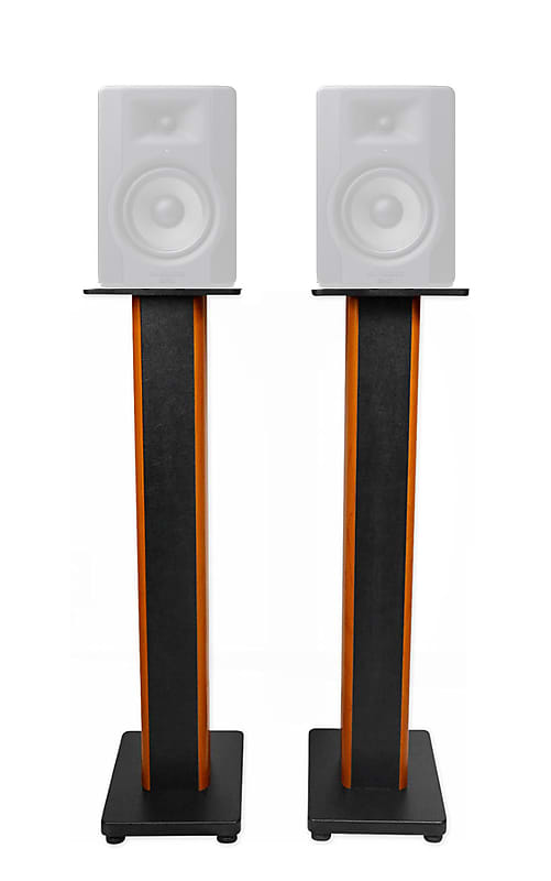Rockville 36” Studio Monitor Speaker Stands For M-Audio BX8 D3 Monitors image 1