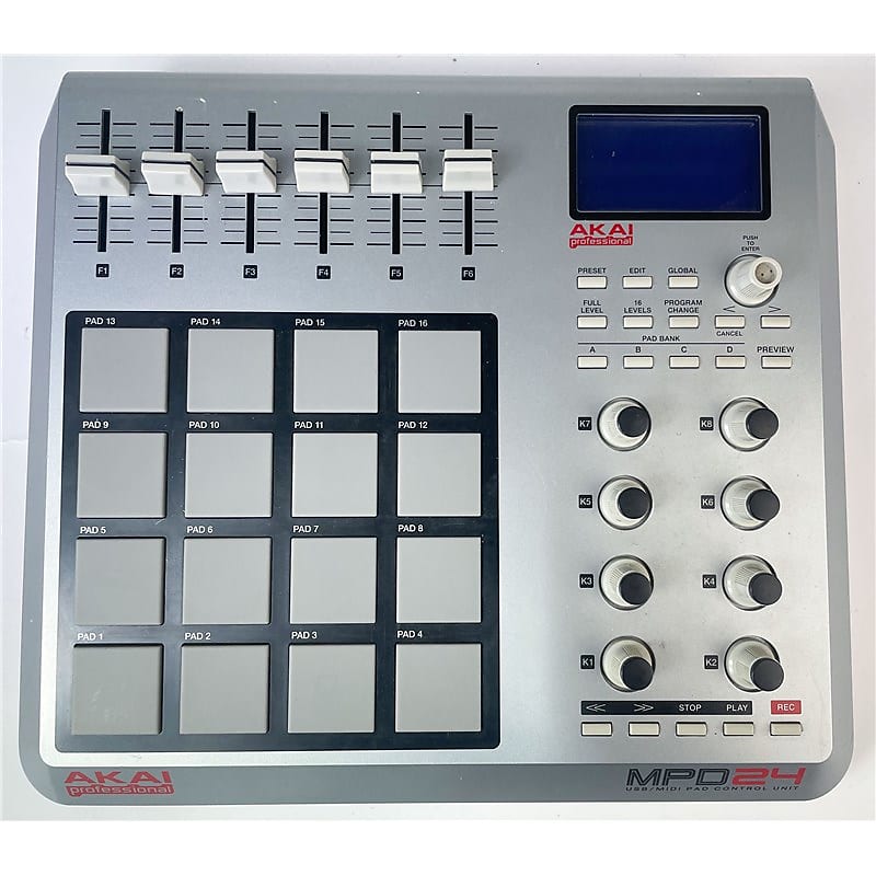Akai MPD24 Sample Pad SecondHand Reverb