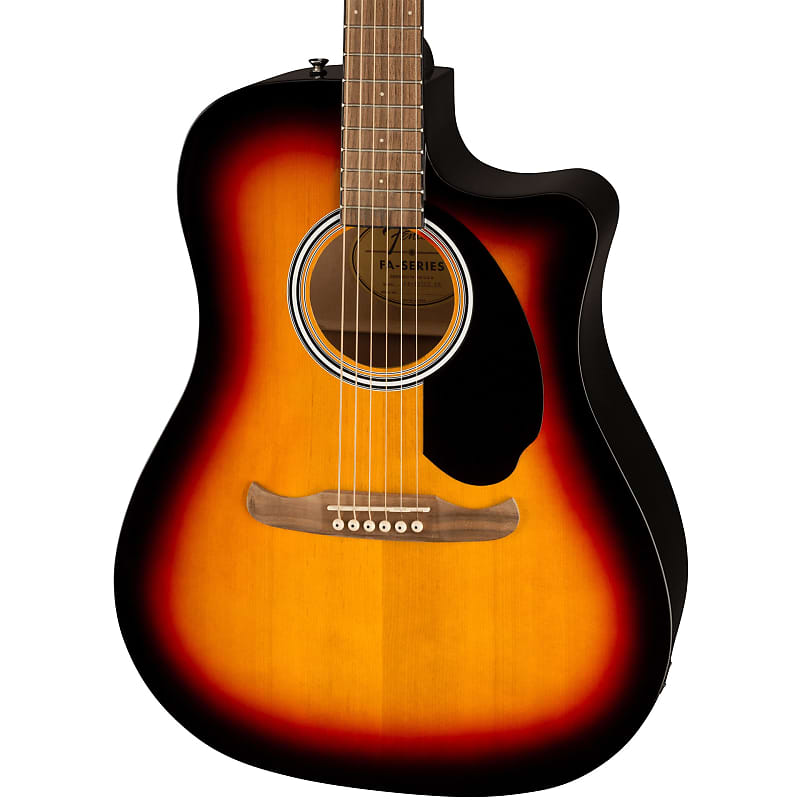 Fender FA-125CE Dreadnought Acoustic Electric Guitar - Sunburst image 1