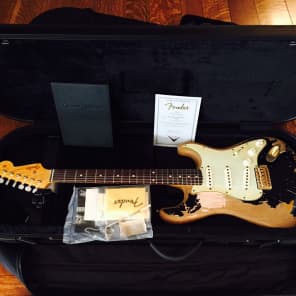 Fender Custom Shop Masterbuilt John Mayer Blk1 The Black One Relic Stratocaster image 5
