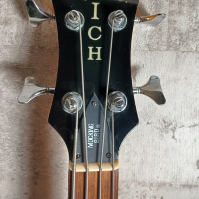 Vintage B.C. Rich Mockingbird bass 80's Neal Moser Circuits image 8