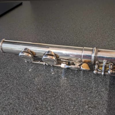 Pearl Flute PF-521 1980s - Silver | Reverb