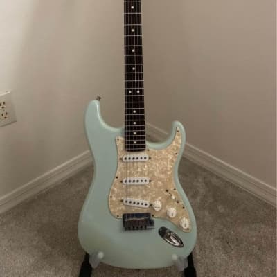Fender American Standard Stratocaster - Sky Blue! Rosewood Neck w. Fender Custom '69 pups & Fender Tweed case image 2