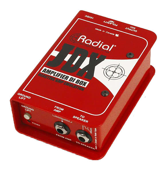 JDX Guitar Amp Direct Box Radial image 1