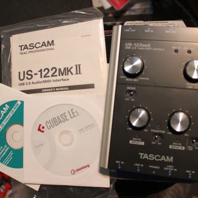 TASCAM Us-122 USB Audio Midi Interface CDs Gigstudio24 for sale online
