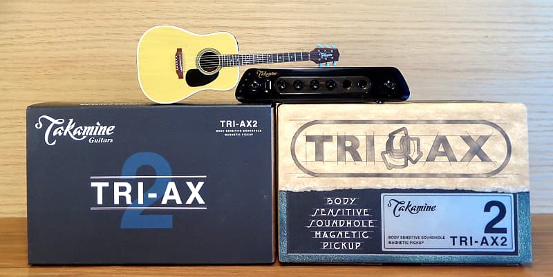 アコースティックギター用ピックアップ タカミネTRI-AX2 - 弦楽器、ギター