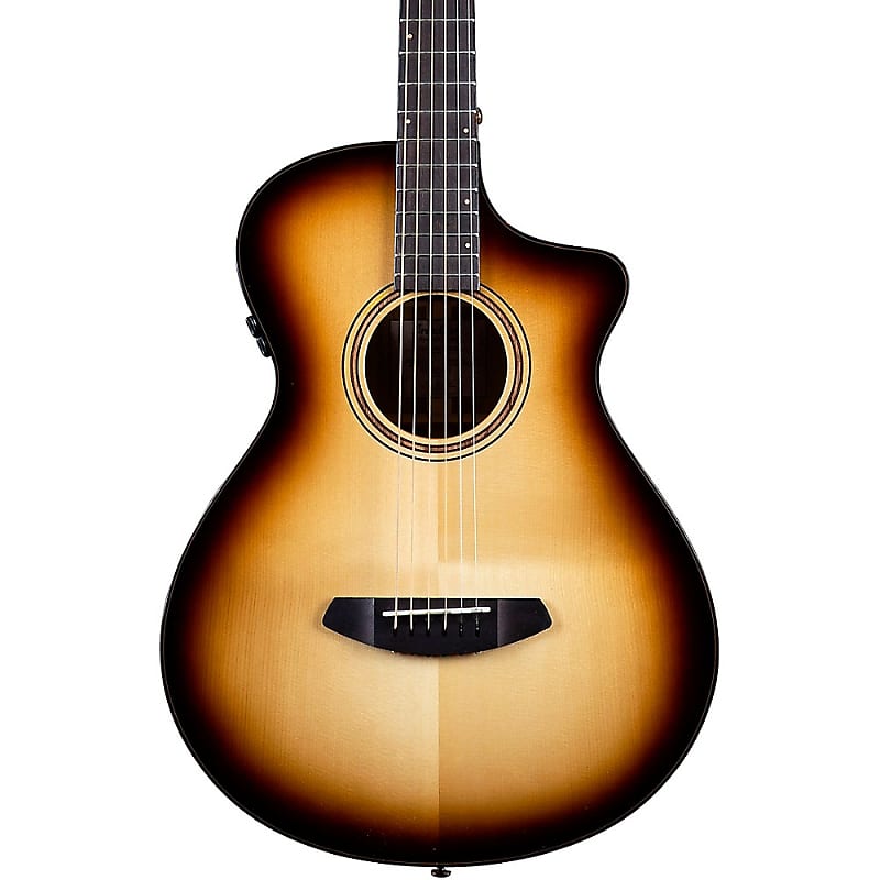 Breedlove Organic Artista Pro CE Spruce-Myrtlewood Concertina Acoustic-Electric Guitar Burnt Amber image 1
