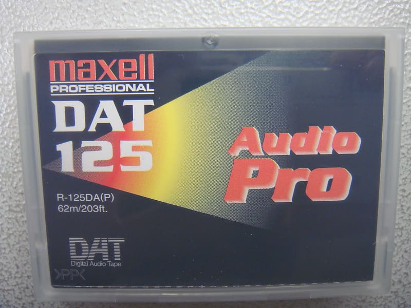 MAXELL R-124DA - 124 Minute DAT Master Digital Audio Tape