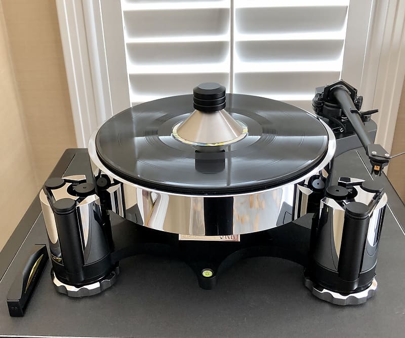 Wayne&#039;s Audio WS-2 Universal Record Stabilizing Clamp LP Stabilizer for VPI Sota Clearaudio Linn Rega  			
