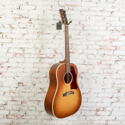 Gibson - J-45 50's Faded - Acoustic-Electric Guitar - Faded Vintage Sunburst - w/ Hardshell Case image 4