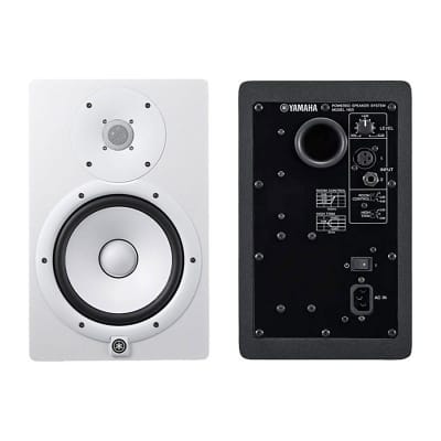 Yamaha HS5w HS5-W White 5" (5-inch) Powered Studio Monitor Pair (Dealer) ~Express Shipping Included! image 2
