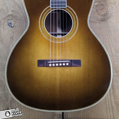 Fairbanks F-20 Gold Sparkle OO Acoustic Guitar Sitka / Figured Mahogany w/HSC image 10