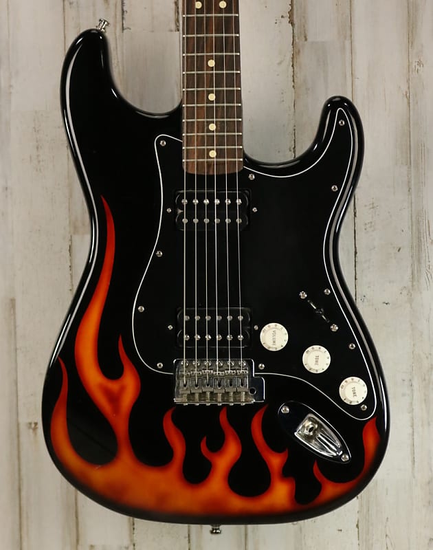 USED Fender FSR Standard Hot Rod Flame Stratocaster (831) image 1