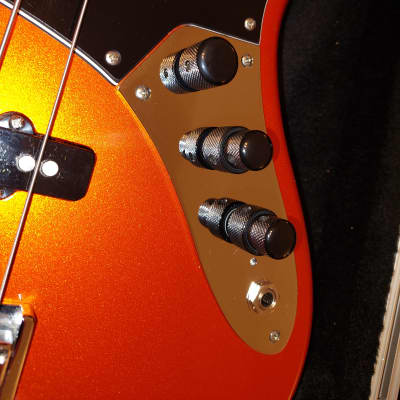 Mike Lull  V-4 Jazz Bass  2020 - Candy Orange image 7