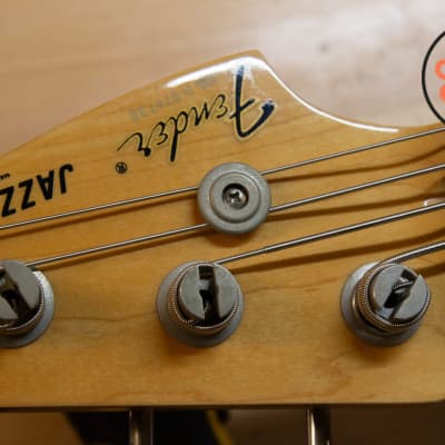 1993 Fender Japan JB75-90 ’75 Reissue Jazz Bass Natural image 8