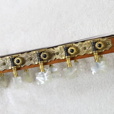 RARE 1989 Michael Menkevich Custom 10-String Classical Harp Guitar, Spruce/Brazilian, w/Case image 9