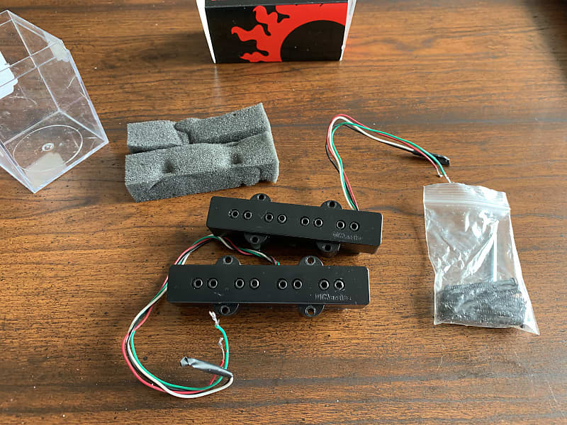 DiMarzio Model J Neck & Bridge Bass Pickup Set Reverb