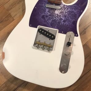Purple telecaster store pickguard