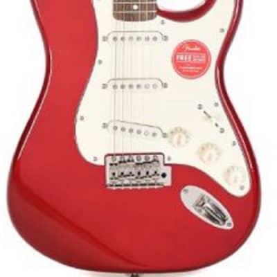 Squier Classic Vibe 60S Stratocaster Electric Guitar Candy Apple Red image 4