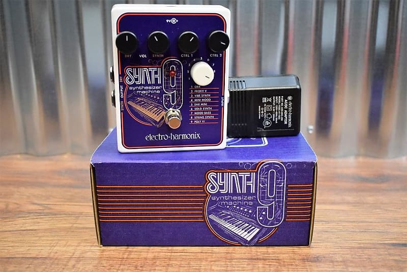 Electro-Harmonix EHX Synth9 Synthesizer Machine Guitar Effect Pedal Synth 9 image 1