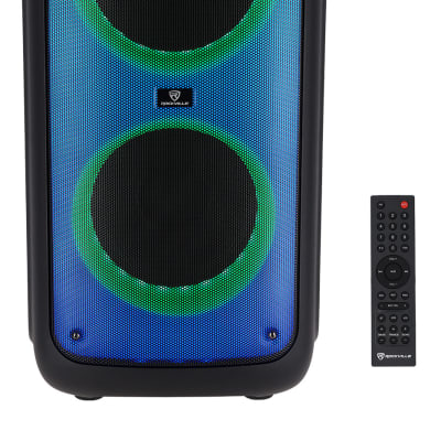 Rockville BASS PARTY 10 Dual 10 inch Portable Battery LED Party