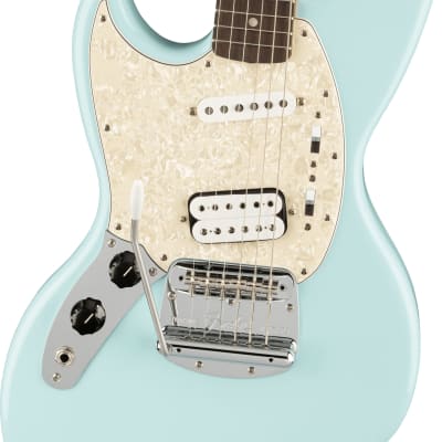 Fender Kurt Cobain Signature Jag-stang Left Handed Electric Guitar in Sonic Blue image 2