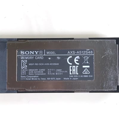 SONY AXSM メモリーカード AXS-A512S48 Sony AXS-A512S48 AXSM A Series Memory Card, For | Reverb
