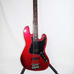 G&L USA JB Bass in Candy Apple Red Metallic & Hard Case #1592 image 4