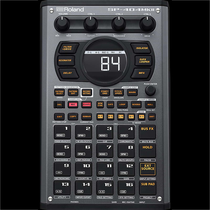 Roland SP-404MKII 16-Pattern Linear Wave Sampler Sequencer