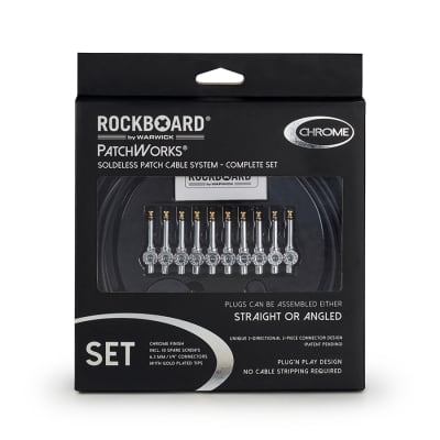 Rockboard Chrome Solderless Cable System Makes 5 Cables image 2