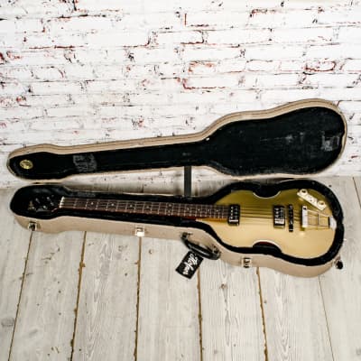 Hofner - Custom Shop Violin Bass, Gold Top - Made In Germany - w/OHSC - xT004 - USED image 13
