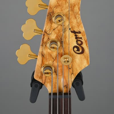 Cort Rithimic Nat Jeff Berlin Signature 4 String Electric Bass Paduck Spalted image 7