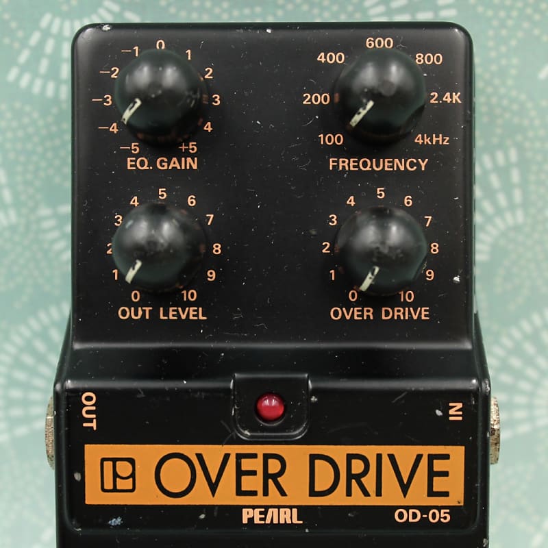 Pearl OD-05 Over Drive Made in Japan Vintage Guitar Effect | Reverb