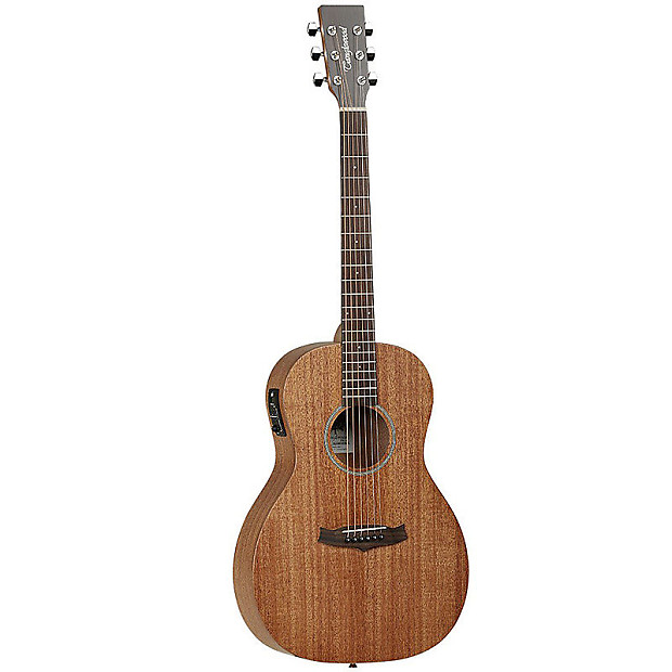 Tanglewood TW3-E Winterleaf Mahogany Parlor with Electronics image 1