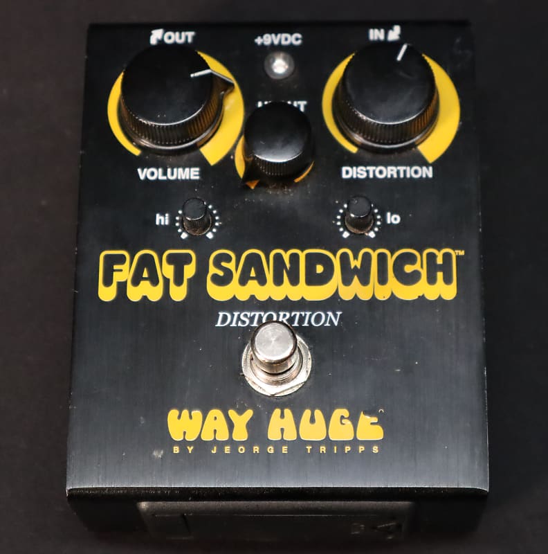 Way Huge WHE301-B Fat Sandwich Distortion 2010s - Black | Reverb