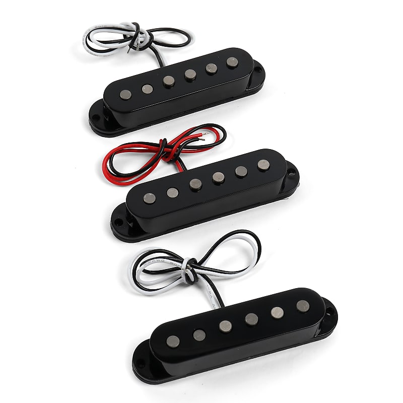 Glarry GSTP01 Alnico 5 Staggered Single Coil 6 String Reverb