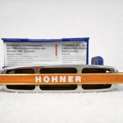 Hohner 532/20 MS Blues Harp D-Flat Chrome image 2