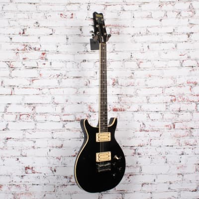Washburn Hawk Wing Series Vintage Electric Guitar, Black x0291 (USED) image 4