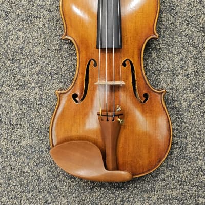 D Z Strad Violin - Model 500 - Light Antique Finish Violin Outfit (One Piece Back) (4/4 Size) image 2
