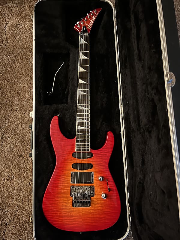 Jackson SL1 Soloist USA 2001 Cherry Flame Maple | Reverb