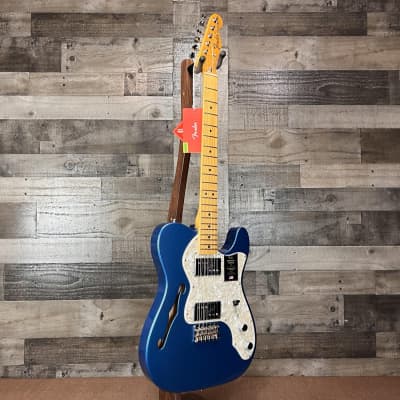 Fender American Vintage II 1972 Telecaster Thinline Electric Guitar - Lake Placid Blue W/OHSC image 2