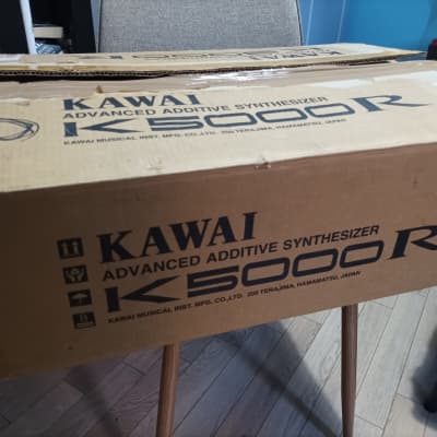 Kawai K5000R Rackmount Digital Synthesizer Module 1997 Original box, manuals, disc