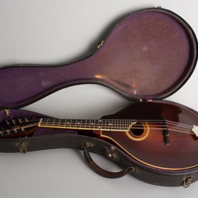Gibson  A-4 Carved Top Mandolin (1918), ser. #49606, original black hard shell case. image 10