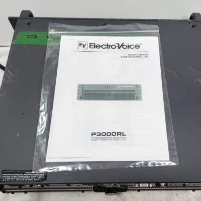 Electro/Voice (Dynacord) Model P-3000-RL Power Amp 2x 750 Watts 8Ω, Precision Series Power Amplifier,In good condition, Made in Germany image 6